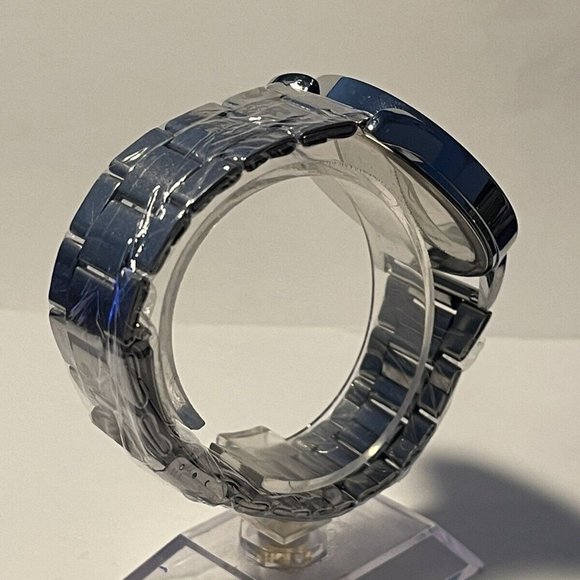 BALTIMORE RAVENS NFL Team Logo Men's Stainless-Steel Silver Analog Watch NEW - Picture 6 of 8